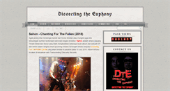 Desktop Screenshot of dissectingtheeuphony.blogspot.com