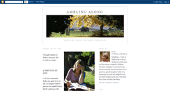 Desktop Screenshot of ambling-along.blogspot.com