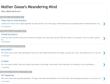 Tablet Screenshot of mothergoosesmeanderingmind.blogspot.com