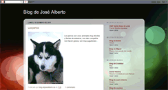 Desktop Screenshot of blogdejosealberto.blogspot.com