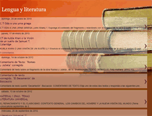 Tablet Screenshot of lenguayliteraturasantaana.blogspot.com