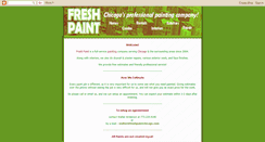 Desktop Screenshot of freshpaintchicago.blogspot.com