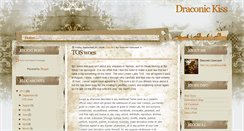 Desktop Screenshot of draconickiss.blogspot.com