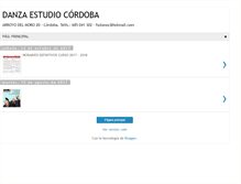 Tablet Screenshot of danzaestudiocordoba.blogspot.com