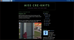 Desktop Screenshot of misscreknits.blogspot.com