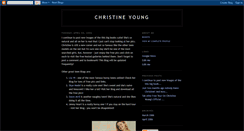 Desktop Screenshot of christine-young-pics.blogspot.com