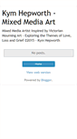 Mobile Screenshot of kymhepworthmixedmedia.blogspot.com