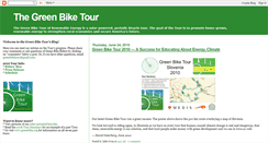 Desktop Screenshot of greenbiketour.blogspot.com