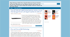 Desktop Screenshot of multiportgigabitethernetsmartswitch.blogspot.com