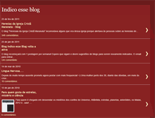 Tablet Screenshot of indicoesseblog.blogspot.com