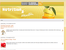 Tablet Screenshot of nutriandhealth.blogspot.com