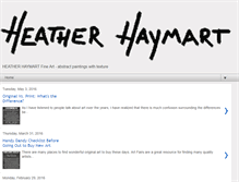 Tablet Screenshot of heatherhaymart.blogspot.com