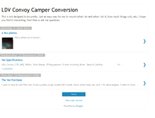 Tablet Screenshot of camperconversion.blogspot.com