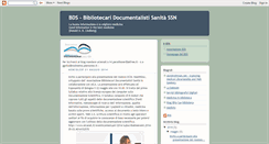 Desktop Screenshot of biblio-bds.blogspot.com