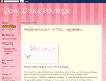 Tablet Screenshot of glorydaisy.blogspot.com