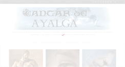 Desktop Screenshot of cantardeayalga.blogspot.com