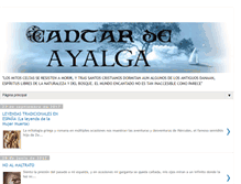 Tablet Screenshot of cantardeayalga.blogspot.com