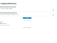 Tablet Screenshot of foundmemory.blogspot.com