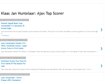 Tablet Screenshot of huntelaar-ajax.blogspot.com