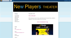 Desktop Screenshot of newplayerstheater.blogspot.com