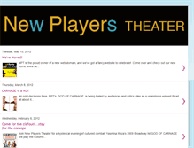 Tablet Screenshot of newplayerstheater.blogspot.com