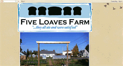 Desktop Screenshot of fiveloavesfarm.blogspot.com