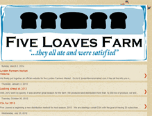 Tablet Screenshot of fiveloavesfarm.blogspot.com