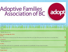 Tablet Screenshot of adoptionsupportinterior.blogspot.com