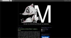 Desktop Screenshot of mapache-ebrio.blogspot.com