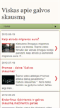 Mobile Screenshot of galvos-skausmas.blogspot.com