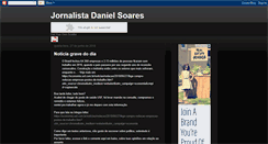 Desktop Screenshot of jornalistadanielsoares.blogspot.com