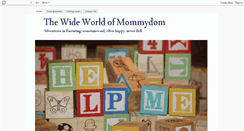 Desktop Screenshot of mommydom.blogspot.com