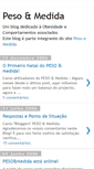 Mobile Screenshot of pesoemedida.blogspot.com