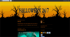 Desktop Screenshot of halloween24-7.blogspot.com