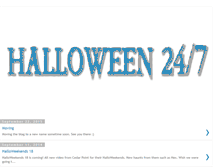 Tablet Screenshot of halloween24-7.blogspot.com