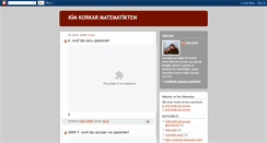 Desktop Screenshot of matematikuzerine.blogspot.com