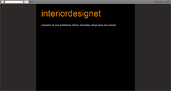 Desktop Screenshot of interiordesignet.blogspot.com