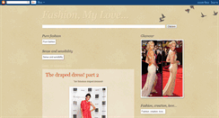 Desktop Screenshot of fashion-my-love.blogspot.com