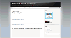 Desktop Screenshot of dizi-izlesekkk.blogspot.com