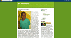 Desktop Screenshot of mydarlingboys.blogspot.com