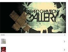 Tablet Screenshot of gerard-chambon-gallery.blogspot.com