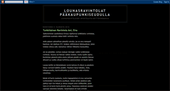 Desktop Screenshot of lounasravintolat.blogspot.com