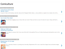 Tablet Screenshot of comiculture.blogspot.com