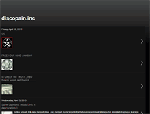 Tablet Screenshot of discopain.blogspot.com