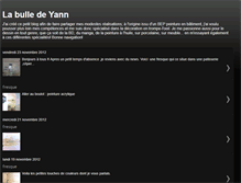 Tablet Screenshot of labulledeyann.blogspot.com