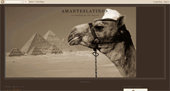 Desktop Screenshot of amanteslatinos.blogspot.com