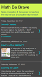 Mobile Screenshot of mathbebrave.blogspot.com