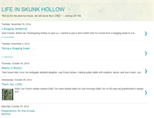 Tablet Screenshot of lifeinskunkhollow.blogspot.com