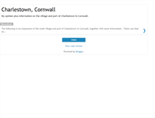 Tablet Screenshot of charlestown-cornwall.blogspot.com