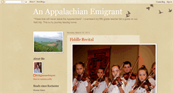 Desktop Screenshot of anappalachianemigrant.blogspot.com